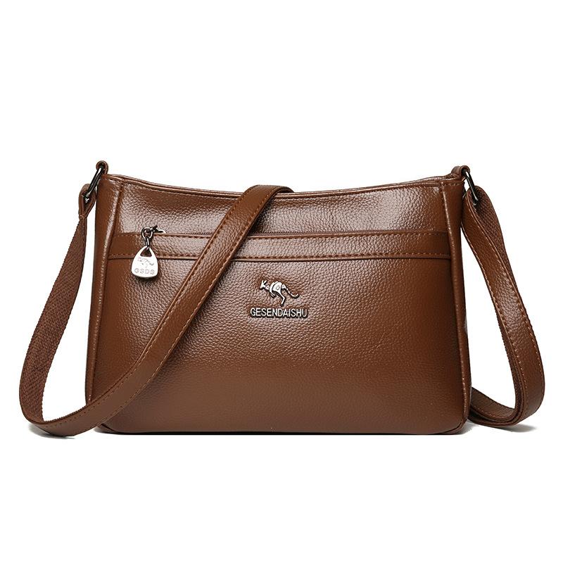 Single-shoulder Crossbody Bag, Classic and Simple, Fashionable for Middle-aged Mothers.