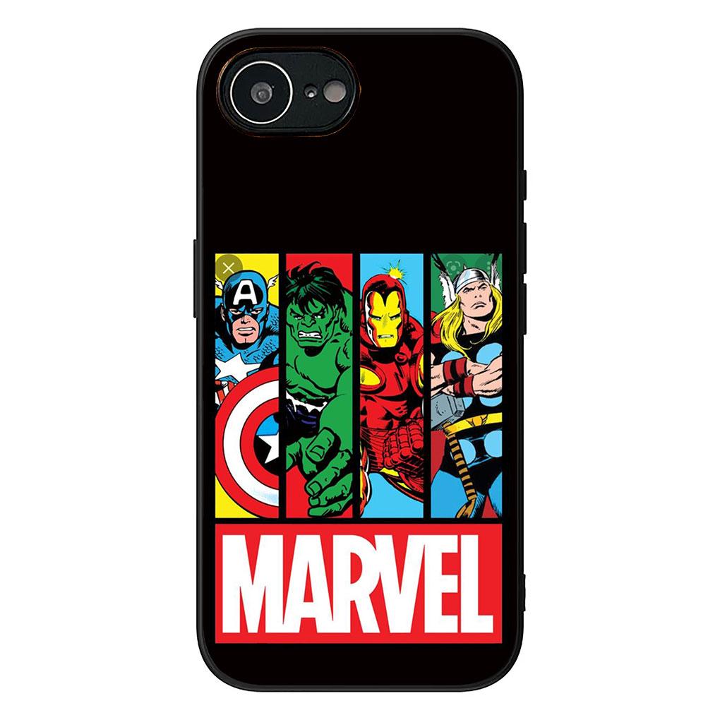 Comics Marvel Black Widow Casing Phone Cover for Apple iPhone 17 16 14 15 Pro Max Plus 15+ 16E XR ProMax Air 16+ Soft Case iPhone 15 Pro