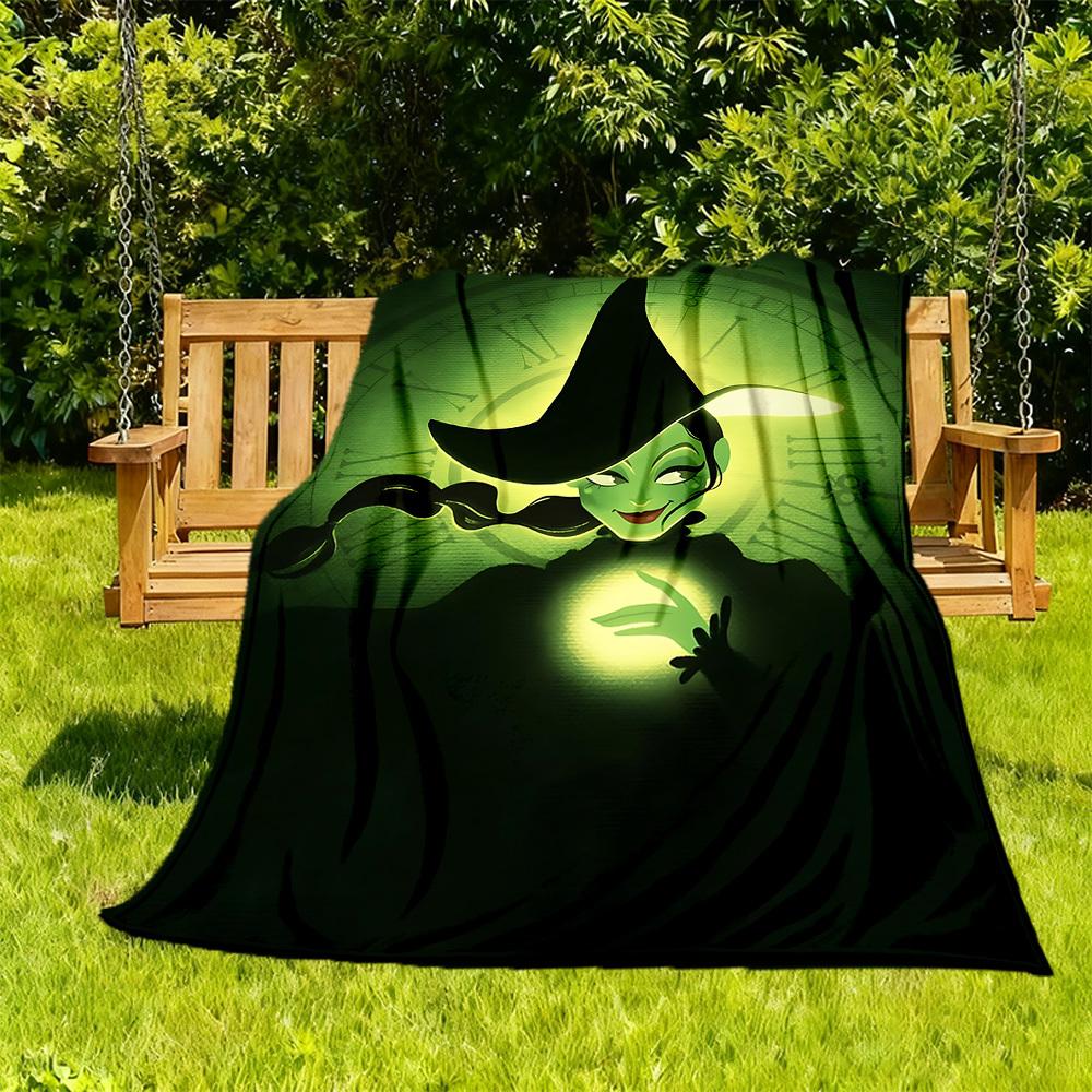 1pc Wicked Outdoor Blanket Lightweight Flannel, Soft & Warm, All-Season Use for Sofa, Outdoor, Camping, Living Room, Office127