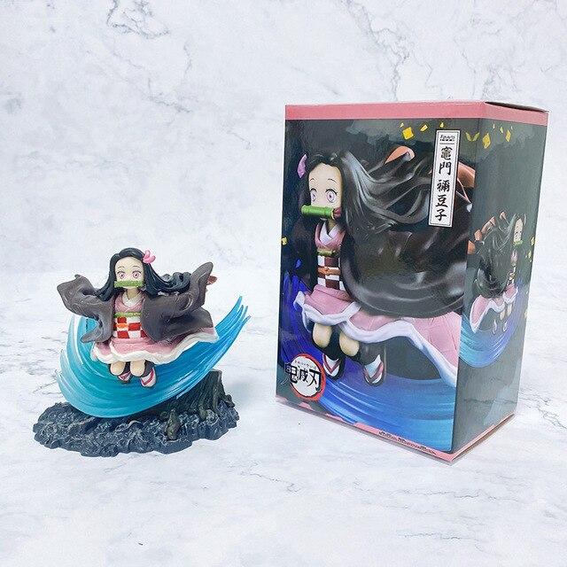 11cm Anime Demon Slayer Figure Demon Slayer Run Kamado Nezuko Pvc Action Figure Collectible Model Toys Kid Gift