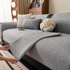 1Pc Solid Color Sofa Seat Cover Non-Slip Couch Slipcover Dustproof Pet Kids Anti-Cat Scratches Sofa Towel Cover For Living Room