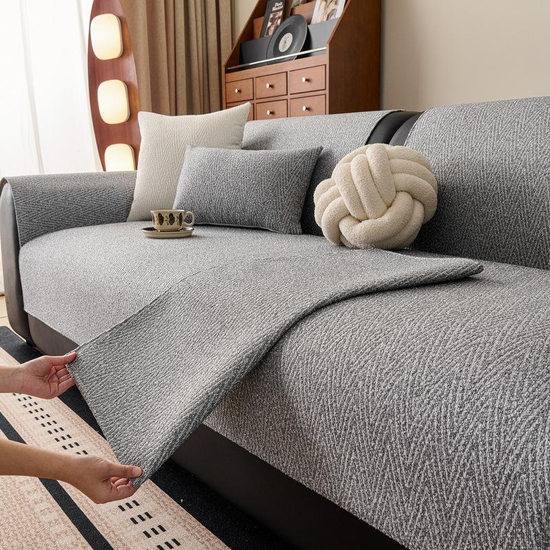 

1PC Solid Color Sofa Seat Cover Non-slip Couch Slipcover Dustproof Pet Kids Anti-Cat Scratches Sofa Towel Cover for Living Room A 70x70cm 1PC
