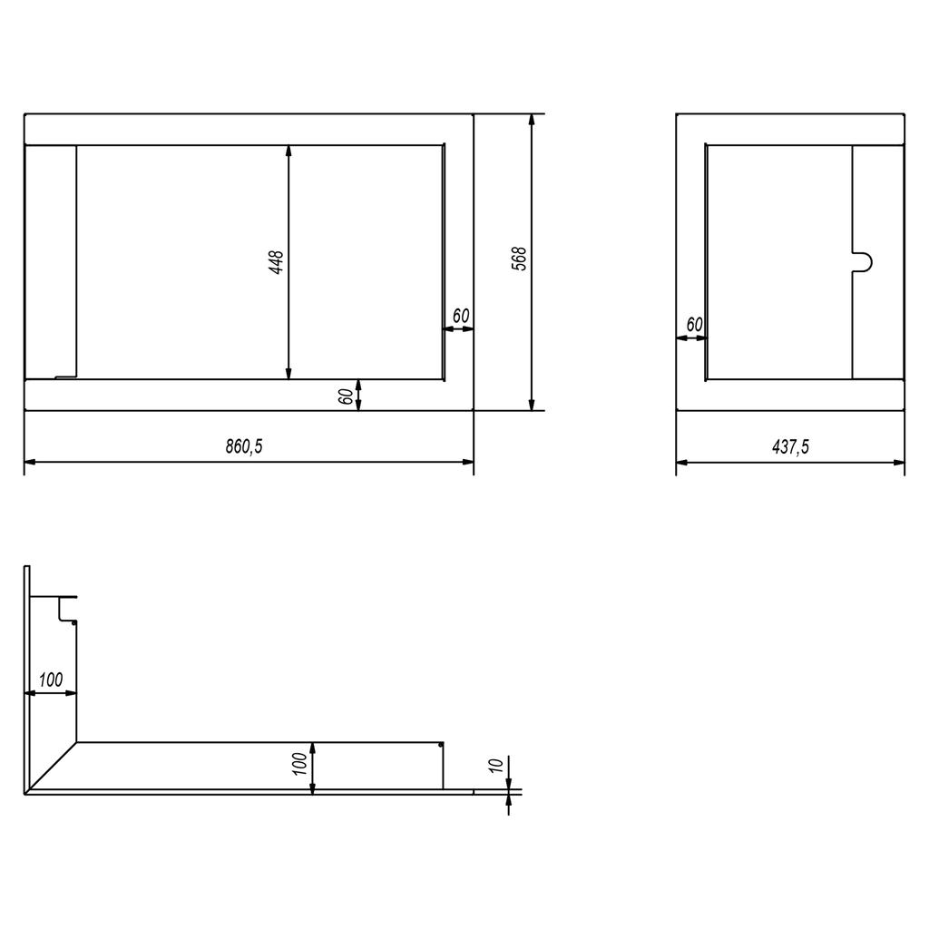 Steel Frame for ZIBI 12 Left BS