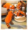 Red Panda Plush Fox Doll - Cute Raccoon Toy for Children, Girls, Birthday Gifts
