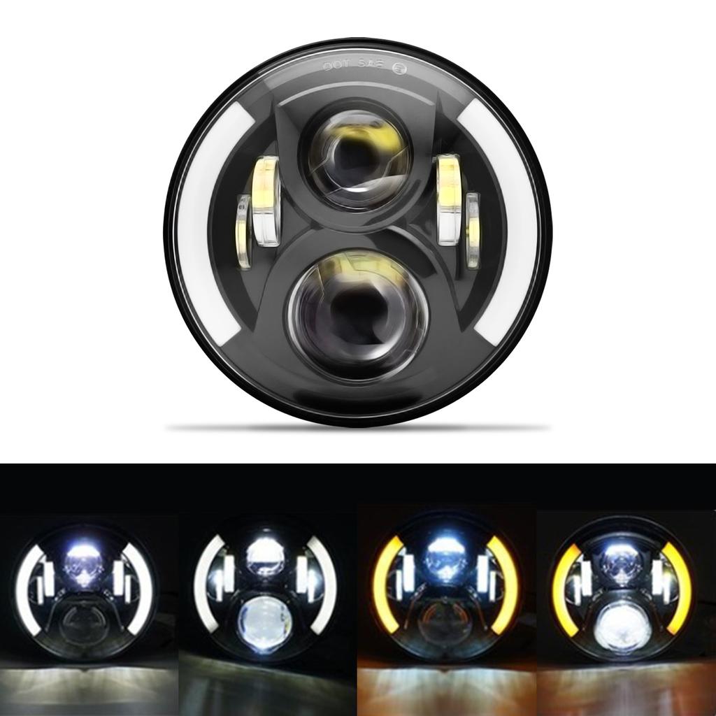 7 Inch Motorcycle LED Headlight for Motorcycle JEEP Wrangler JK Harley Touring Road King Yamaha 7Inch Round LED Headlight