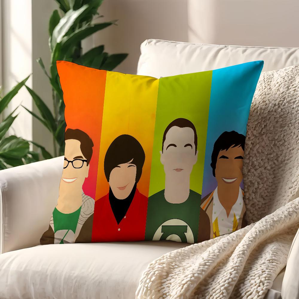 Hot TV TThe Big Bang TTheory cushion cover For Pillow Printing Sofa Decoration Home Room Coffee Shop Office Nordic Simplicity