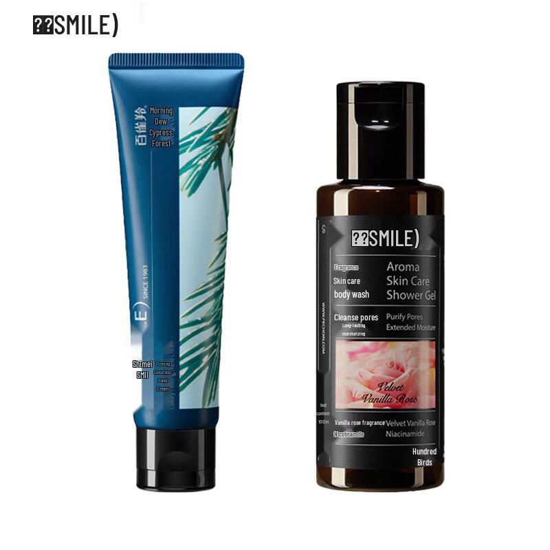 

Shmei Vanilla Rose Shower Gel & Hand Cream Set