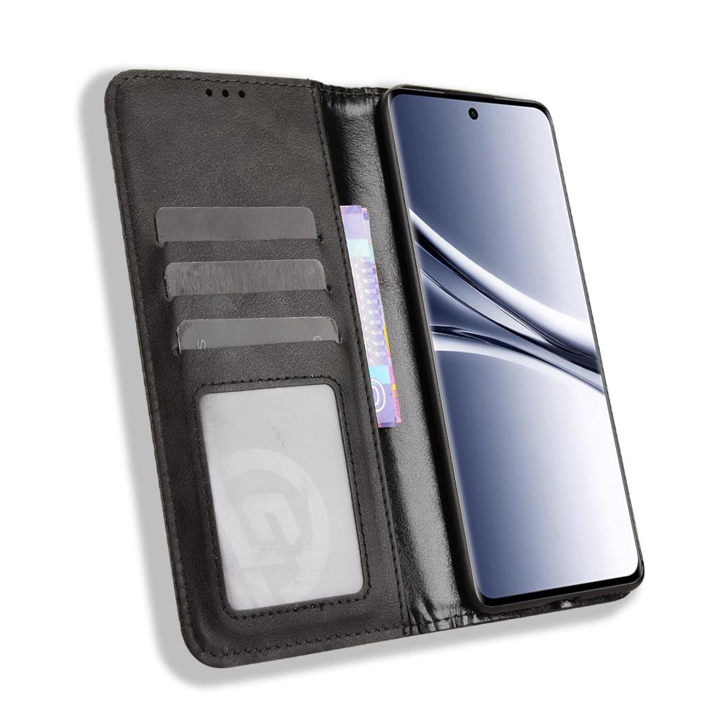 Pro Xiaomi Poco M8 5G/Redmi Note 15 5G (Globální)/Poznámka 15 4G (Globální) Kožené pouzdro Peněženka Stojánek Retro Textura Kryt na telefon