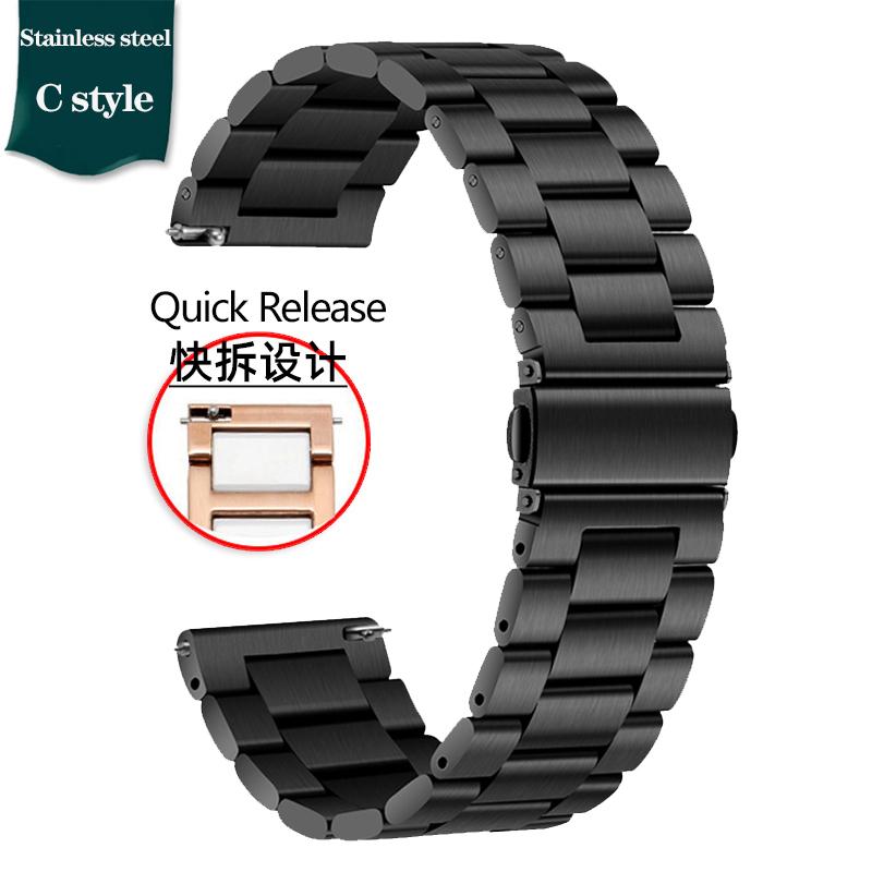 23mm Ceramic Stainless Steel Strap Watchband For Casio PROTREK Series PRW-30 PRW-50 PRW-60 PRW-70YT Waterproof Sport  Watch Band