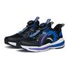 Anta Rotating Buckle Shock Absorbing Wear Resistant Breathable Low Top Kids Running Shoes Kids Running Shoes Black Blue 312225550-5