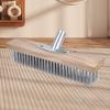 30CM Rough Surface Brush Versatile Stainless Steel Reliable Rugged Deck Scrubber Brush for Garages Concrete