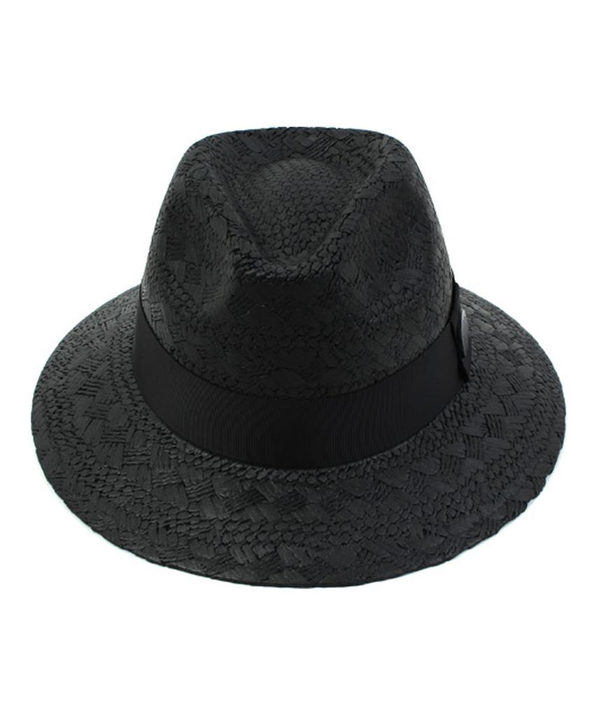 Yunibeosyeolkemiseuteuli Modern Black Panama Hat Bk Panama Hat