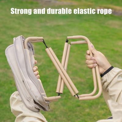 Outdoor Folding Stool Storage Bag Portable Lightweight Heavy Duty Camping Backpacking Beach Picnic Fishing Collapsible Chair Seat