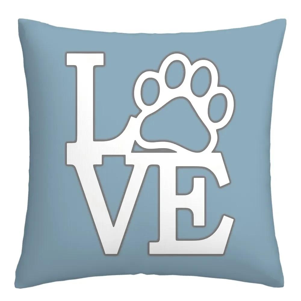 Blue and White Geometric Diamond Pillowcase Office Living Room Home Pillowcase Car Ornaments