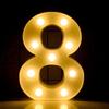 Light Birthday Happy Led Digital Color Lights Emitting Romantic Scene Decorative