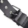 1Pcs Casual Punk Star Rivet Belt Y2K Fashion Black PU Metal Pentagram Rivet Belts Gothic Jeans Skirts Versatile Women Girls Waist Belts