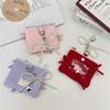 Cute Bow Card Holder Coin Purse Storage Bag Photocard Holder Idol Photo Display Storage Protect Cover Keyring Pendant Bag Charms