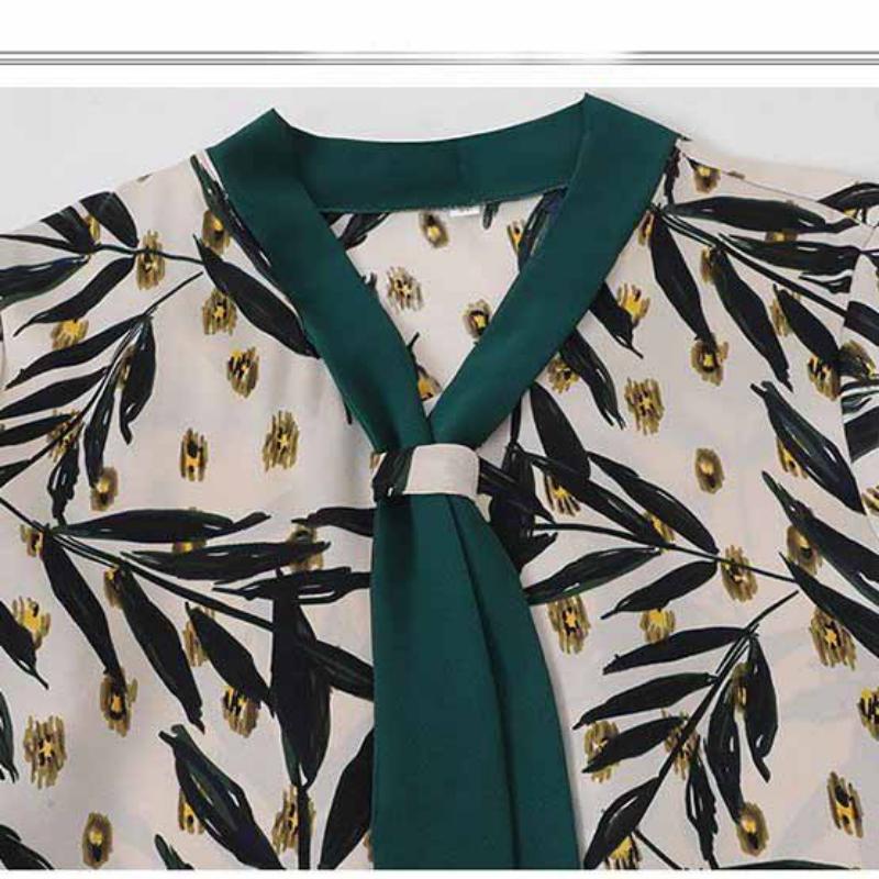 Prémiová šifonová košile Dámská Maminka Středního věku a Starší Maminka Letní Temperament Spodní košile Top Košile