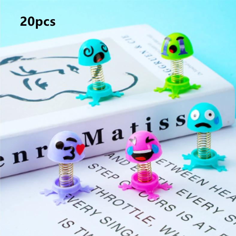 20Pcs DIY Assembled Springs Elves Kids Toys Party Favor Perfect for Class Treasure Box Carnival Prizes Boys Girls Birthday Gifts