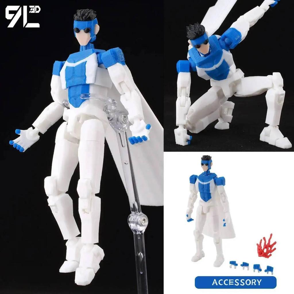 9L3D Printed Invincible Dummy13 Titan Lucky13 Invulnerable Mark Toy Collectible Figures As Gift For Kids Birthday Children's Day