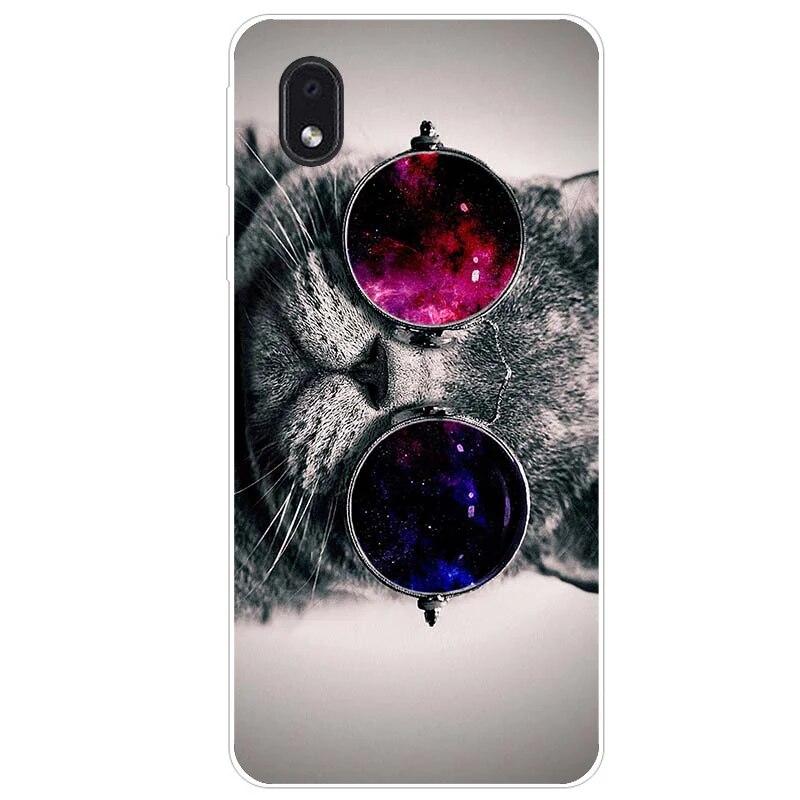 For Samsung Galaxy M01 A01 Case For Samsung Galaxy M01 Core Soft Case Cover M 01 A01 Core Fashion Protect Black Silicone Cover