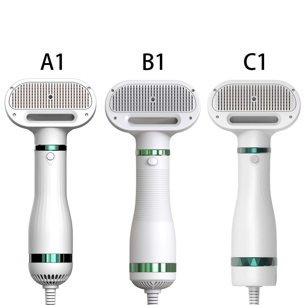 Uscător de păr 2 în 1 pentru animale de companie, portabil, pieptene pentru uscat pisici și câini, dispozitiv pentru îngrijirea și toaletarea animalelor de companie