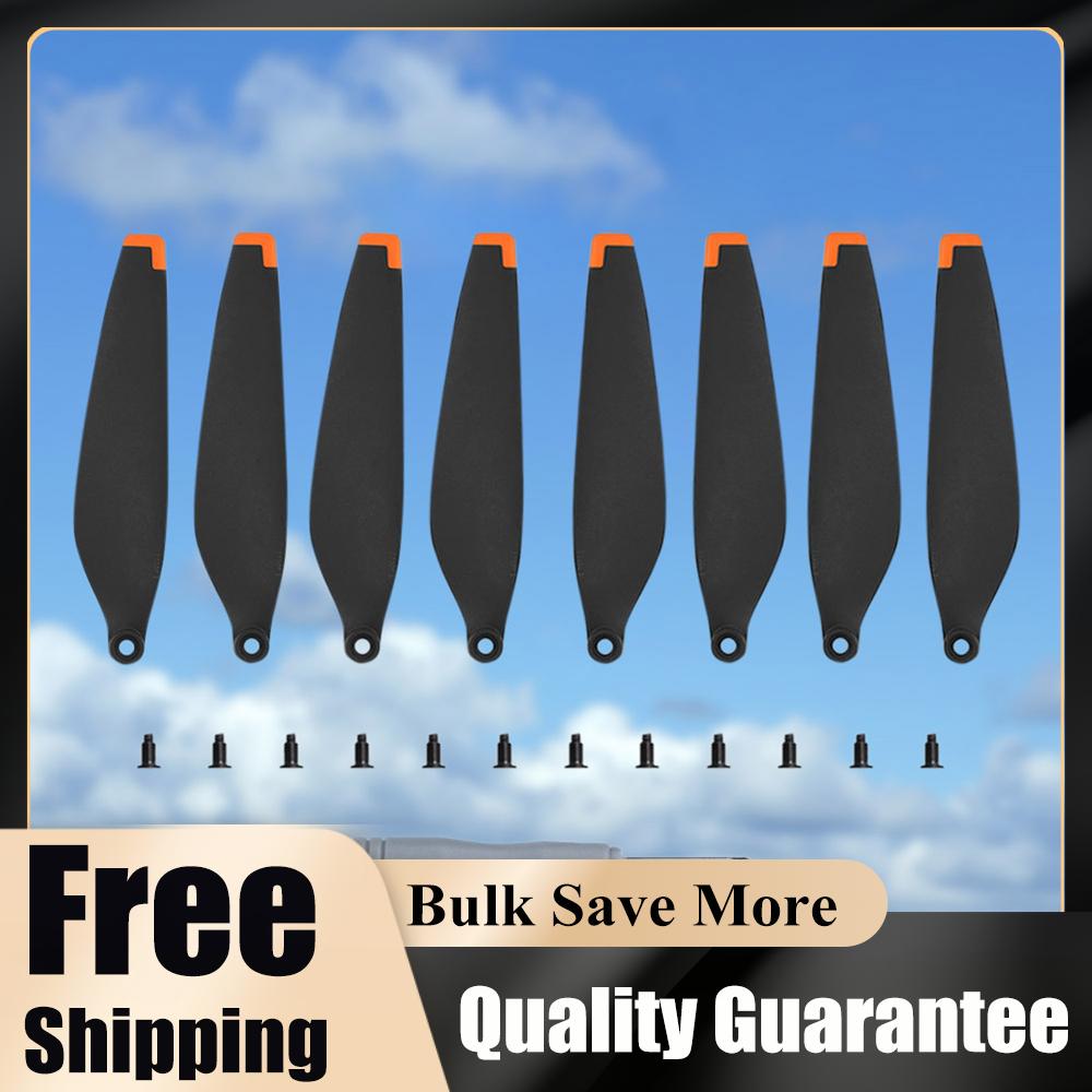 8pcs Spare Propeller Drone Accessory with Screw Accessories Wing Blade Light Weight Blades Props Wings Low-Noise for DJI Mini 3