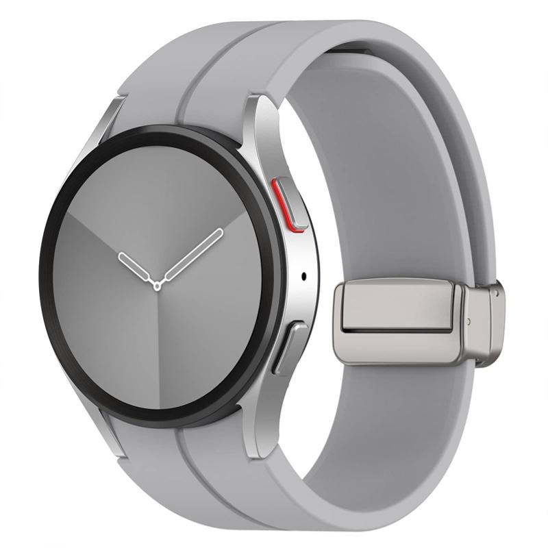 Silicone Strap for Samsung Galaxy Watch 5 Pro 45mm/7 6 5 4 44/40mm No Gaps Wristband for Galaxy Watch 6 Classic 47mm 43mm Strap