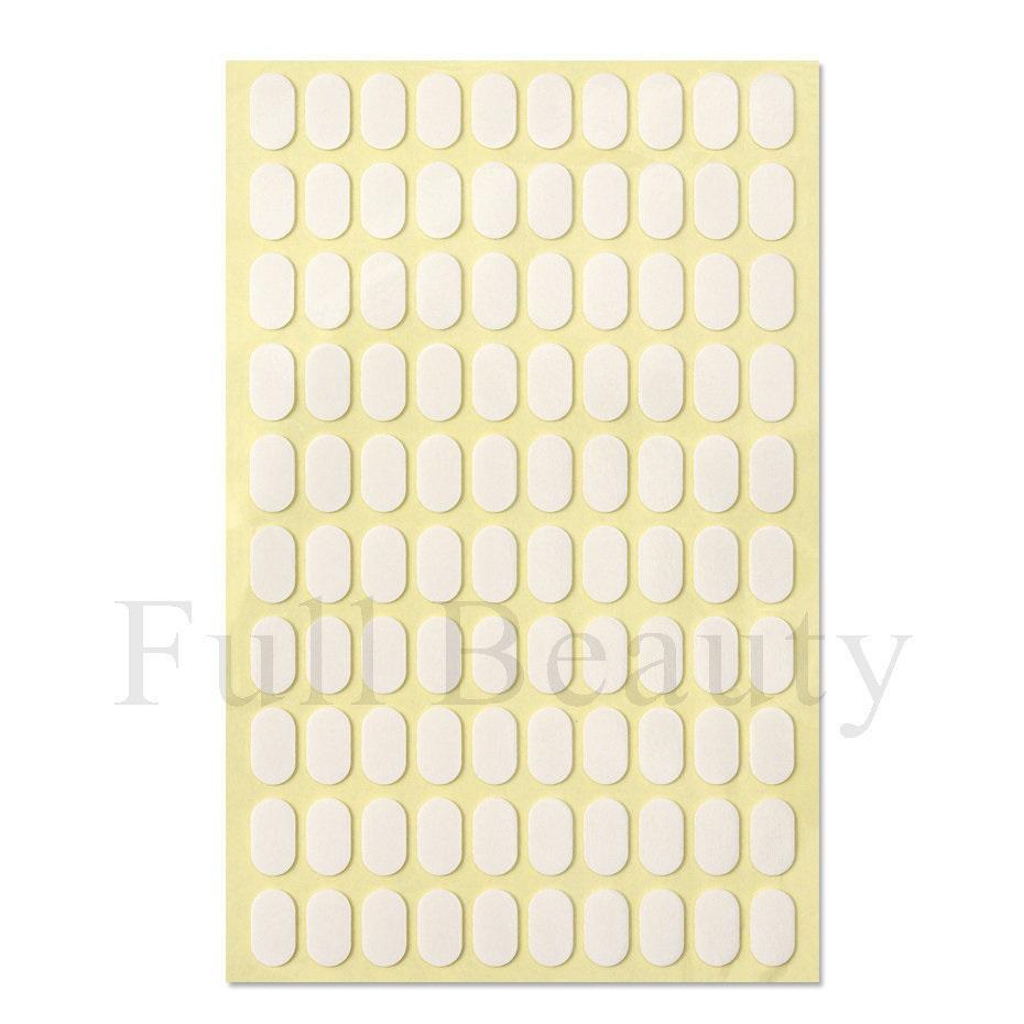 

Двусторонние клейкие клейкие ленты, держатель для практики ногтей, художественные вкладки, прозрачные маникюрные инструменты для ногтей 1 Sheet белый