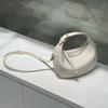 Cowhide crescent bag handbag underarm bag 2025 new casual shoulder bag messenger bag first layer women's bag mini