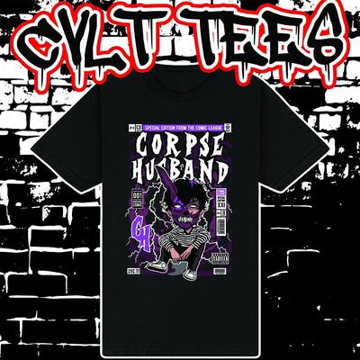Corpse Husband Comic Book Cover Style Tee ~ 100% Cotton Unisex T-Shirt