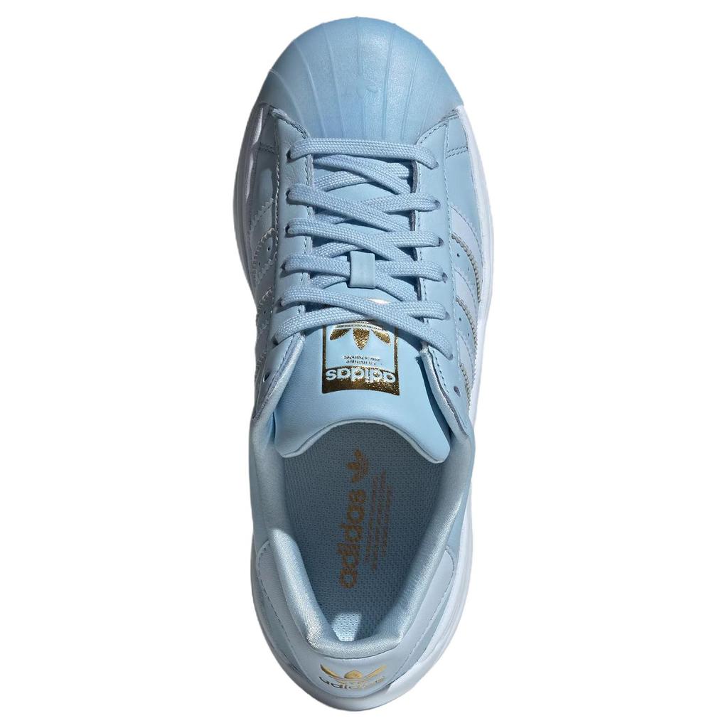 Adidas Originals Superstar Bold Pohodlný střih Lifestyle Ležérní boty Dámské tenisky Křišťálově modrá KI3553