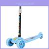 Trotinete Infantil Para Meninos Meninas de 1-3-6 Anos Iniciantes Com Deck Largo Dobrável Rodas Luminosas Mo Lo Azul