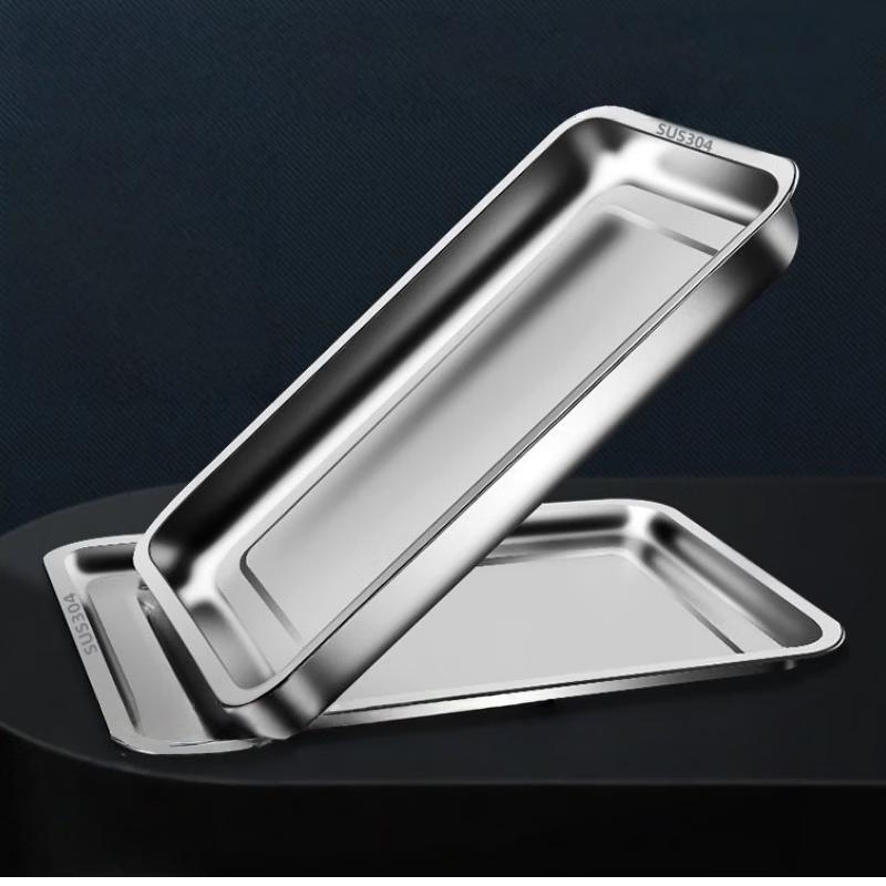 Stainless Steel Rectangular Tray