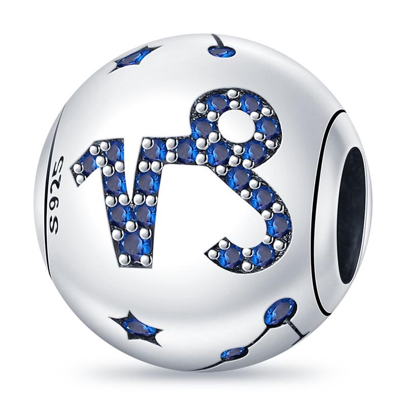 Copper 3 Types Of Twelve Zodiac Charm Series Beads For Original 3Mmbracelet Diy Making Women Jewelry Gifts
