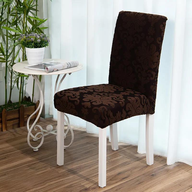 Thickened Printing Chair Cover Hotel Household Jacquard Fabric Universal Universal Elastic One-piece Chair Cover