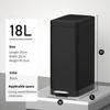 Foot Operated Bathroom Waste Bin Kitchen Living Room Garbage Storage Bucket Household Stainless Steel Garbage Can