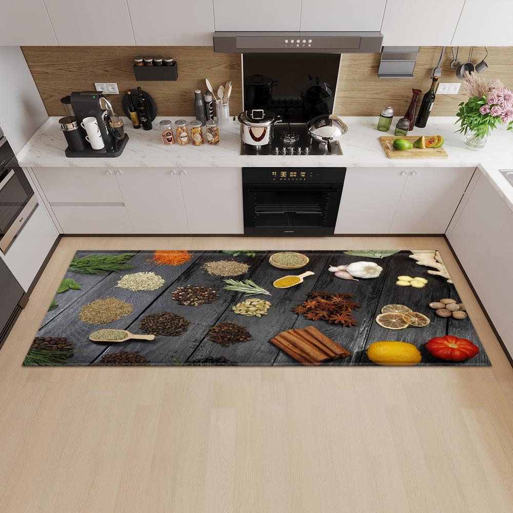 Kitchen Mat Entrance Door Mat Living Room Bedroom Long Carpet Corridor Non-slip Floor Children's Carpet