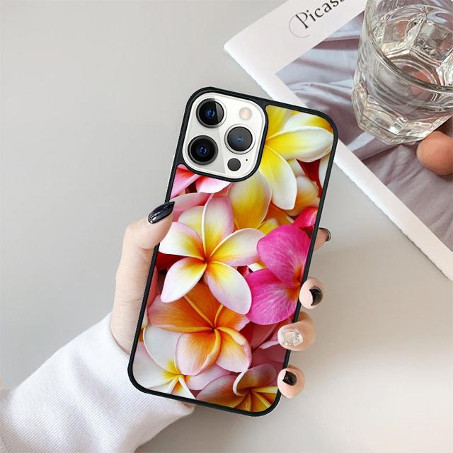 Tropical Paradise Hawaiian Flower Phone Case For iPhone 17 Air 15 16 Cover 14 13 11 12 Pro Max Max Plus Back Cover