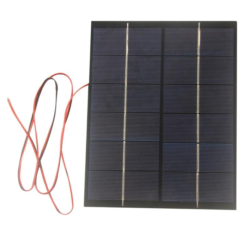 6V/12V 5.2W/5W Solar Panel Drop Glues Board Solar Panel Polycrystalline Silicon Board for Toy Car Battery Power Charger