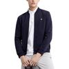 Fila Basic Minimalist Stand Collar Workwear Business Casual Jacket Men Jackets Legendary-Blue F11M321501FNV