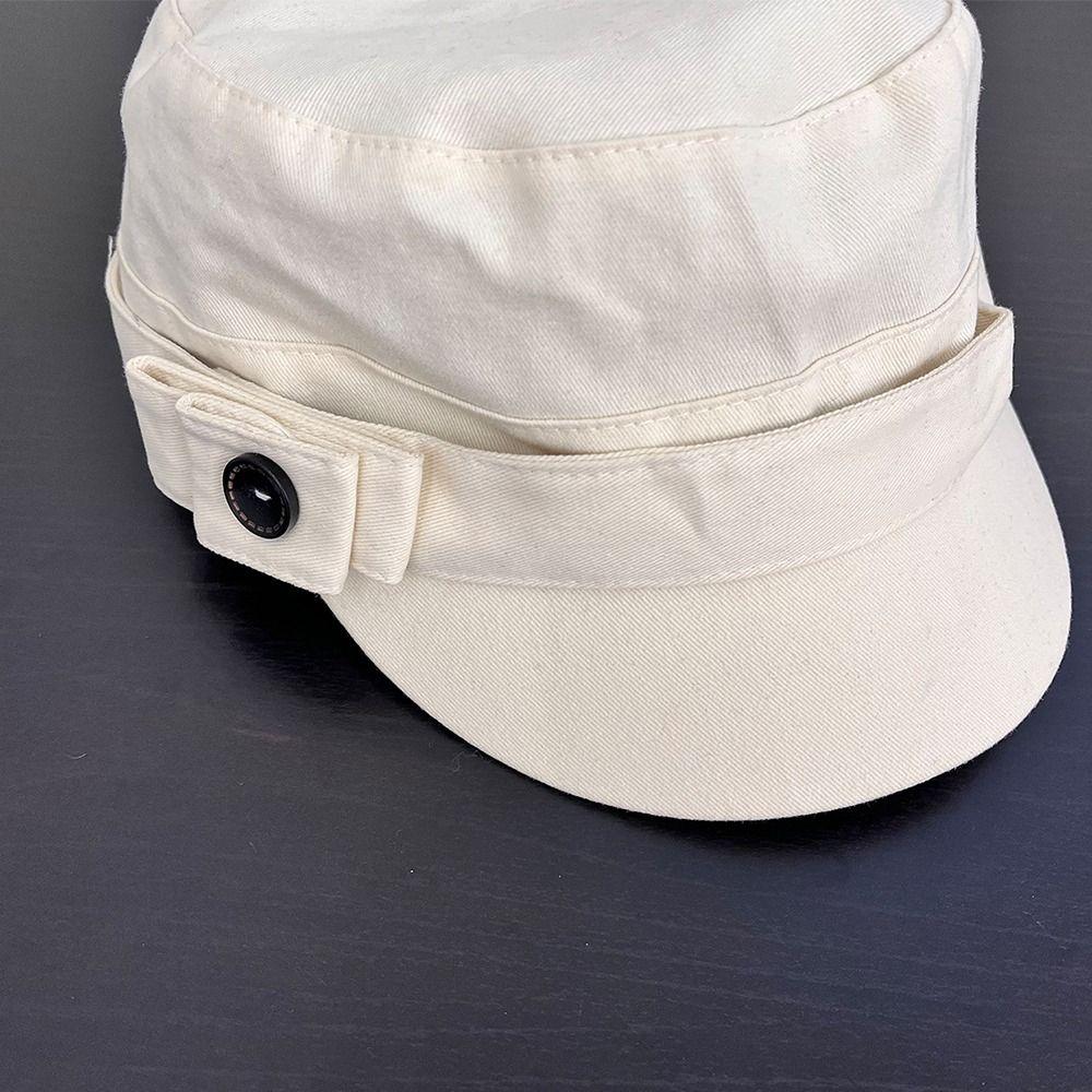 Cotton Flat Cap Cloth Retro Painter Hat Casual Equestrian Hat  Travel