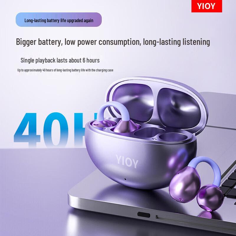 YIOY Z50S Ultra Open-Ear Bluetooth Clip-On Earphones