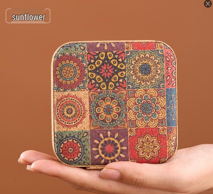 

Portable Retro Sewing Kit: Creative Needle and Thread Box with Multifunctional Tools for Home Use