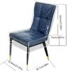Waterproof Chair Cover Clear PVC Chair Protector Slipcover Chair Seat Cover  Standard Chairs