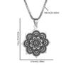 Pendant Lotus Retro Fashion Versatile Mandala Jewelry Accessories Necklace
