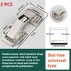 NORMAL Cabinet Hinge 90/150/170 Degree No-Drilling Hole Cupboard Door Hydraulic Hinges Soft Close With Screws Furniture Hardware
