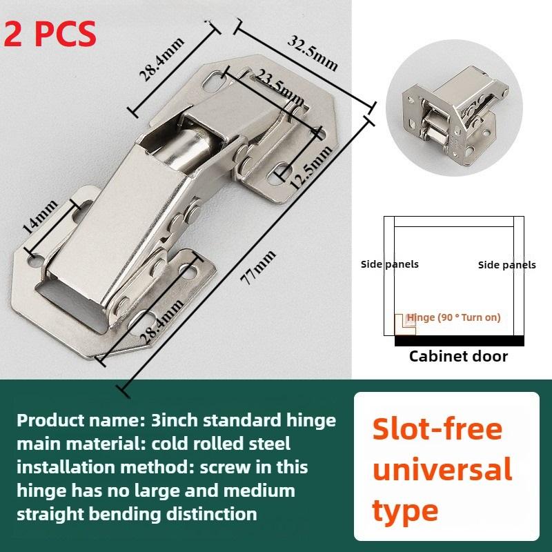 NORMAL Cabinet Hinge 90/150/170 Degree No-Drilling Hole Cupboard Door Hydraulic Hinges Soft Close With Screws Furniture Hardware