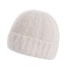 Korean Style Women's Winter Knit Wool Hat with Loose Ear Protection - Trendy and Warm for Large Head Circumference