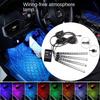 Univerzální auto RGB ambientní světla LED pásek interiérové atmosférické lampy 8 barev dekorativní terénní 4x4 SUV automobilové příslušenství